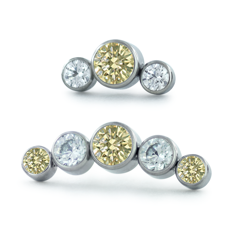 Glimmer and Glow Curved Clusters - NeoMetal Inc