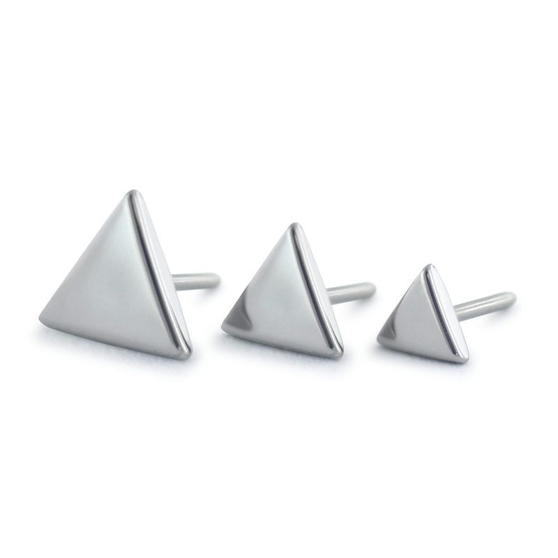 Threadless Titanium Triangle End for Body Piercing Wholesale