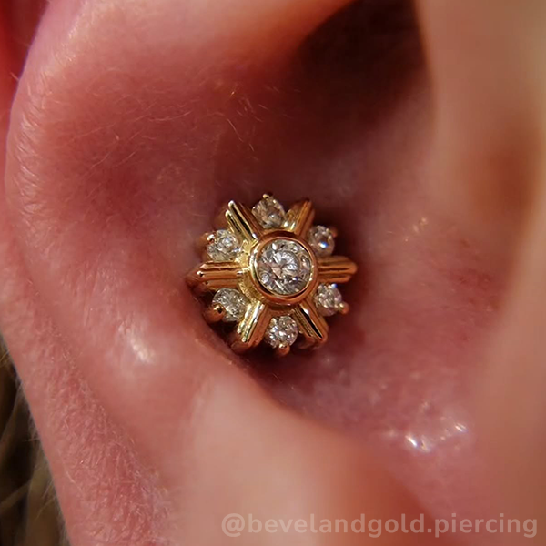 18K Gold Deco End - NeoMetal Inc