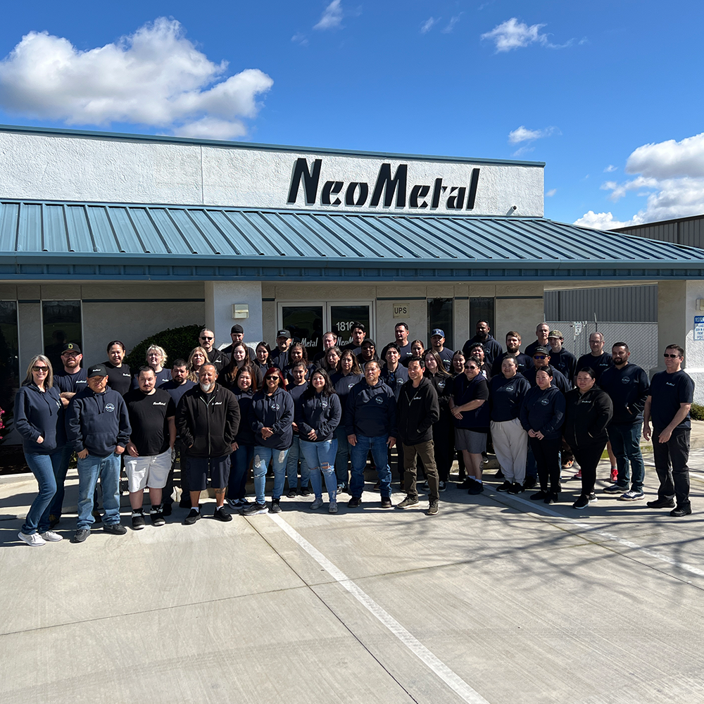 Team Photo of NeoMetal Manufacturing Team