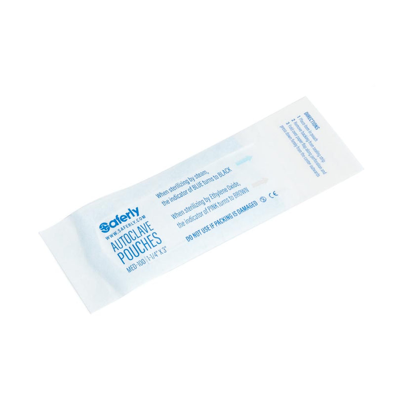 Example of the front of the autoclave pouch