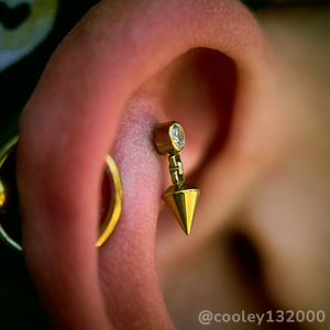 Titanium Spear Dangle - NeoMetal Inc