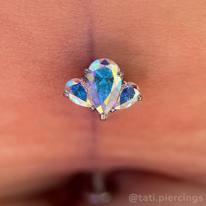 Floating navel with AB Pear Fan