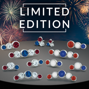 4th of July Bezel Set Cluster - Curved - NeoMetal Inc