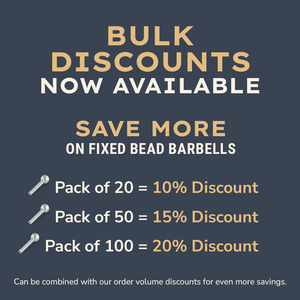 NeoMetal is proud to offer new bulk discounts.​ Pack of 20 = 10% discount ​ Pack of 50 = 15% discount ​ Pack of 100 = 20% discount