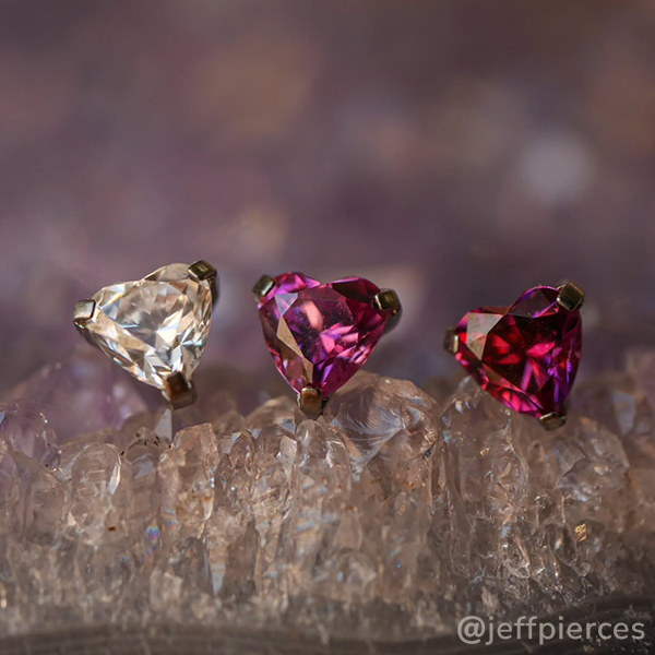 Heart-Shaped Gem End - NeoMetal Inc