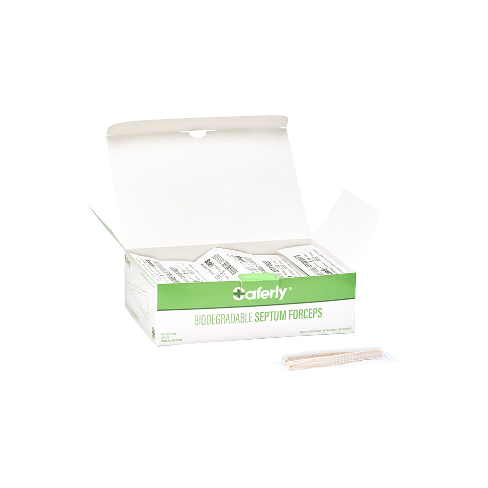 Saferly Biodegradable Septum Forceps