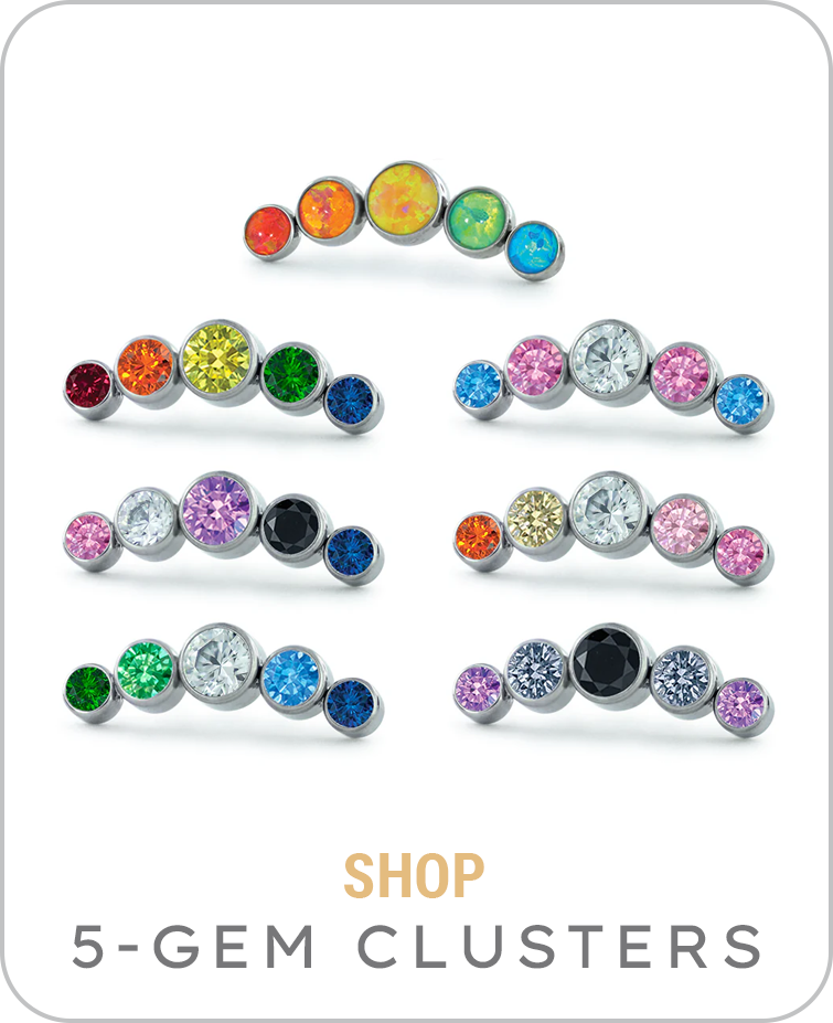 5 - gem clusters