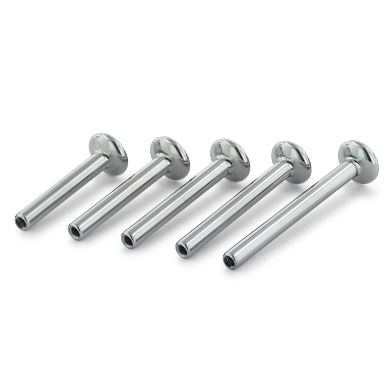 Internally Threaded Tongue Labrets - Overstock - NeoMetal Inc