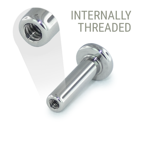 Internally Threaded Labret Posts - NeoMetal Inc