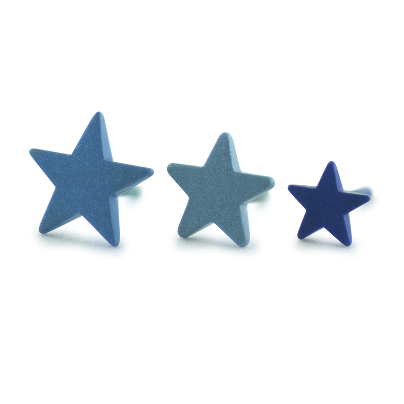 Texturized and Anodized Star Ends