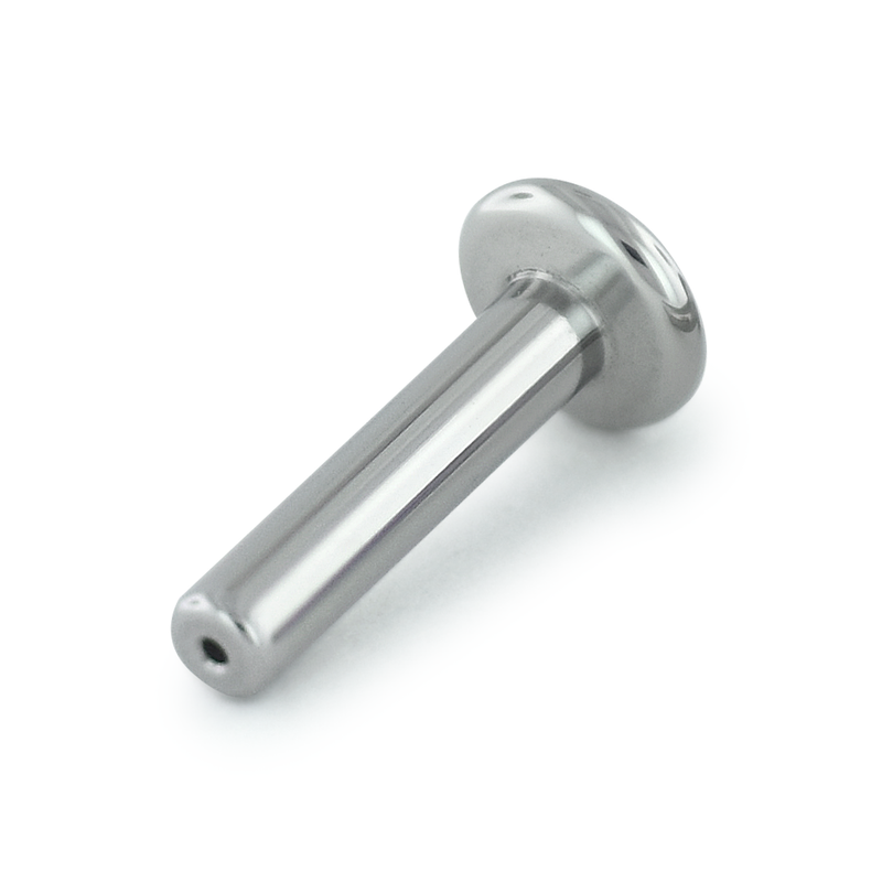 Titanium 12ga Labret Post - Overstock - NeoMetal Inc