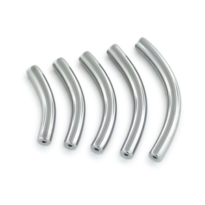 Threadless Titanium Curved Barbells w/out fixed beads