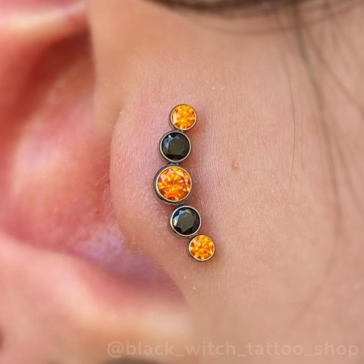 Halloween Faceted Curved Clusters