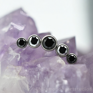 Halloween Faceted Curved Clusters - NeoMetal Inc