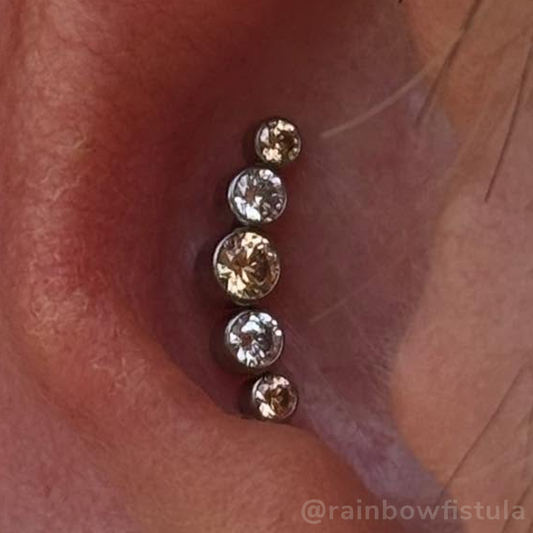 Glimmer and Glow Curved Clusters - NeoMetal Inc