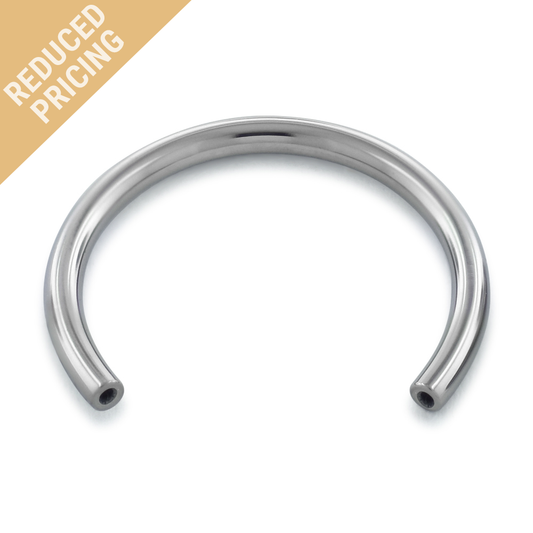 Titanium Threadless 16 gauge Circular Barbell with new reduced pricing