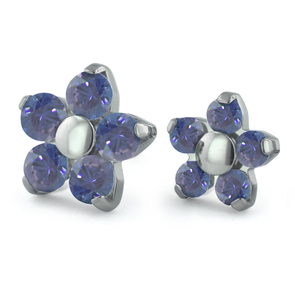 Tanzanite Gem Ends - NeoMetal Inc