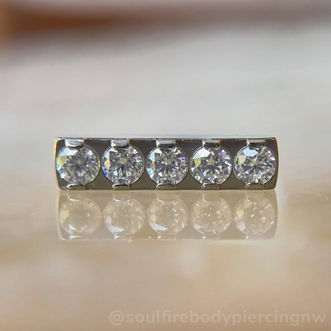 Titanium Gem Bar Ends - NeoMetal Inc