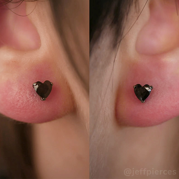 Heart-Shaped Gem End