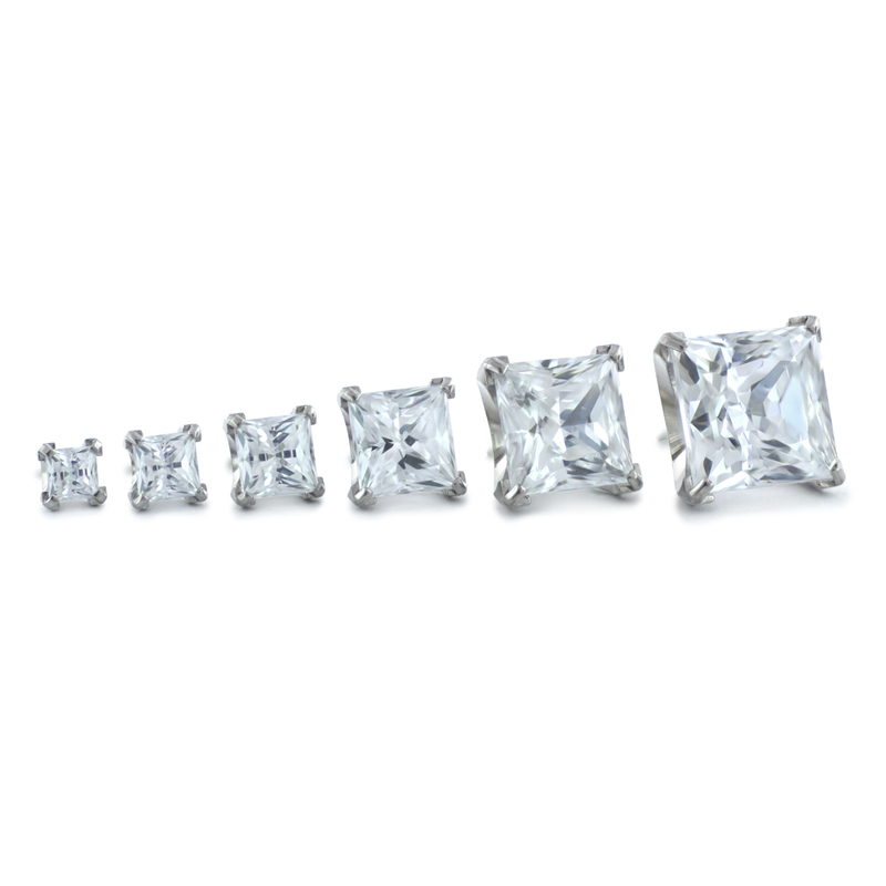 Titanium Princess Cut Gems - Overstock - NeoMetal Inc