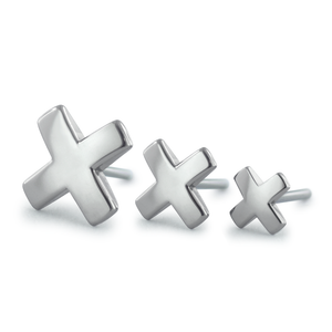 Threadless Titanium X End for Body Piercing Wholesale