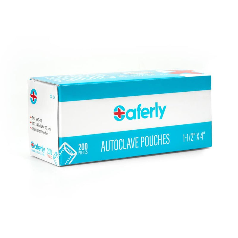 Saferly box for autoclave pouches