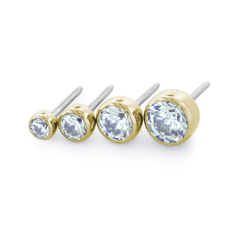 18K Gold Bezel Set Genuine Diamond – NeoMetal Inc