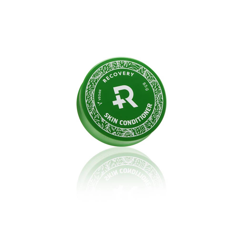 Front view of a tin of Recovery Smelly Gelly Piercing Conditioner