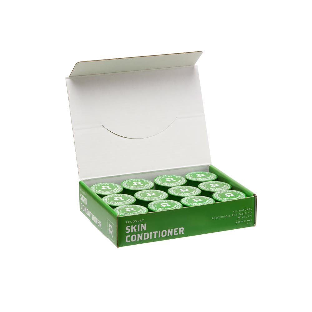  Open box of a 36 Tin Retail packaging of Recovery Smelly Gelly piercing conditioner