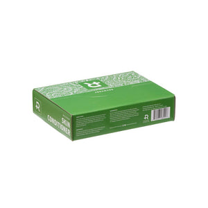 Back view of a closed box of a 36 Tin Retail packaging of Recovery Smelly Gelly piercing conditioner