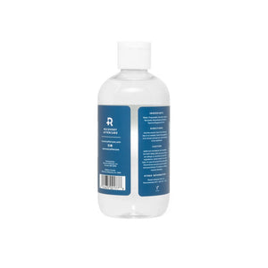 Back of a bottle of Recovery Aftercare Sea Salt Mouth Rinse