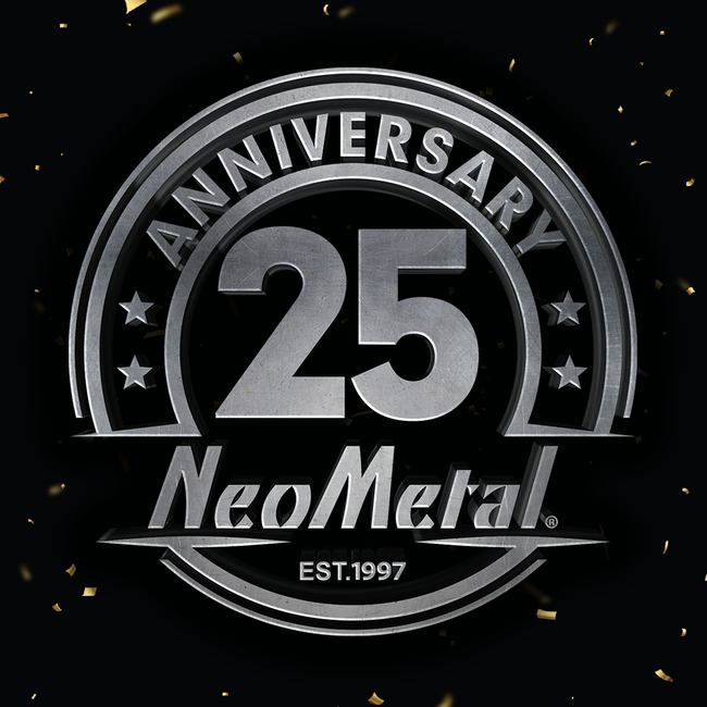 Special NeoMetal 25th Anniversary logo