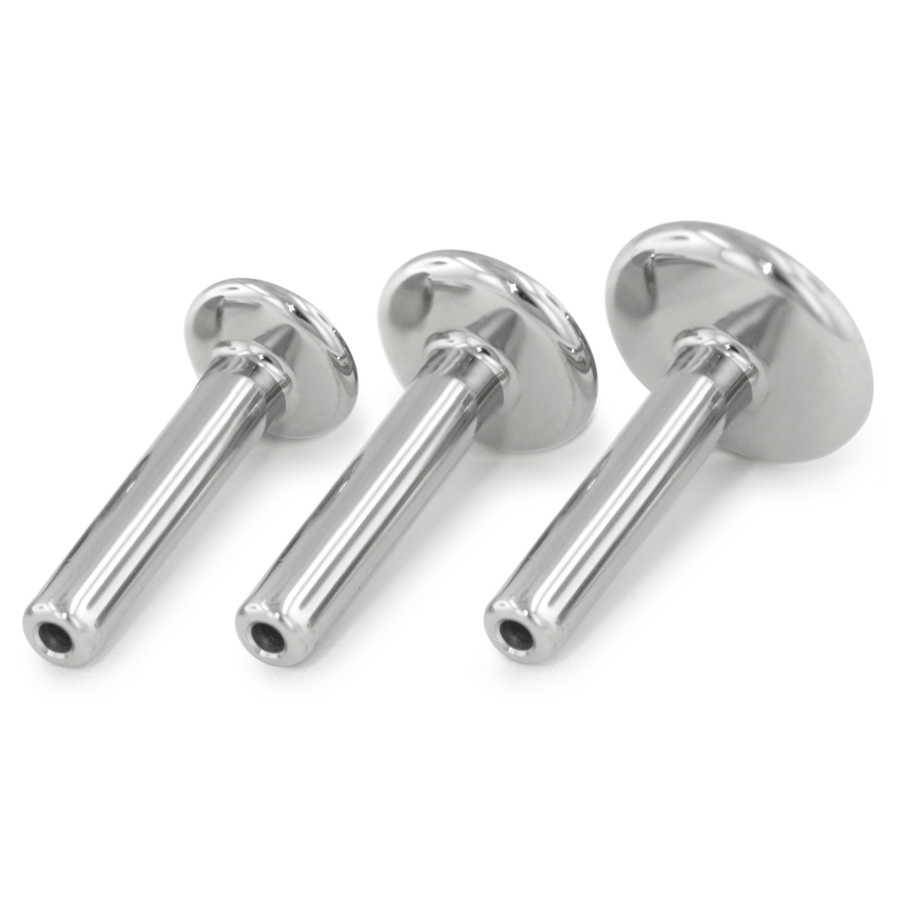 Titanium 16ga Threadless Labret Post – NeoMetal Inc