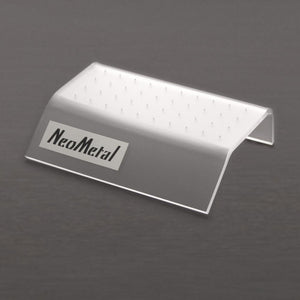 A 40 piece clear acrylic display case with the NeoMetal logo.