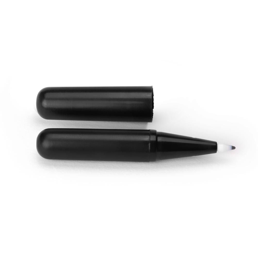 An uncapped mini surgical skin marker